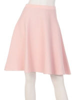 セットアップセッケツ配色フレアスカート/ベージュ