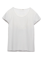 パイルボーダーTシャツ/PNK