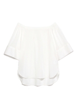 【emmi atelier】オフショルダートップス/WHT