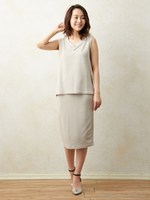 【non-no 2016年5月号掲載】【WEB限定商品】C・ミラノリブタイトSK/SETUP/クロ