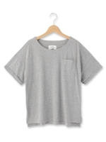 丸首Tシャツ/サックス(090)