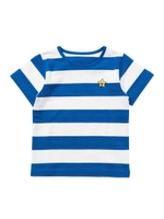 STRIPED S/S TEE(12M〜3T)/ブルー