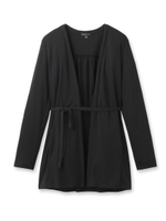 [S]ベルテッドロングカーディガン/ブラック(019)