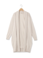 [ミリオンアイス]ロングニットカーディガン/ブラック(019)