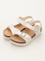 hurrayフットベッドサンダル/ホワイト