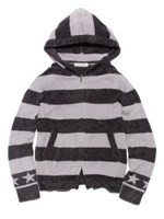 【GELATO PIQUE HOMME】moco moco’スムーズィー’スタージャガードパーカ/GRY