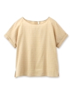 シャンブルストライプブラウス/ベージュ(352)