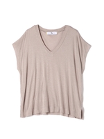 レーヨンルーズTシャツ/ピンク(090)