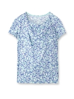 柄フロントタックカットソー/ライトグリーン(121)