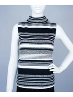 RANDOM BORDER RIB タートル/グレー