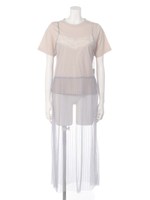 【CHILLE】Tシャツ＆レースキャミワンピSET/エクリュ(065)