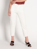 テーパードホワイトパンツ/シロ