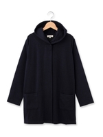 フーデッドサカリバニットカーディガン/ネイビー(093)