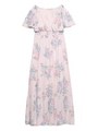 フラワーカップインマキシドレス/PNK