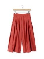 リネン混タックスカーチョ/オフホワイト(003)