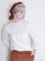 CAVALIER  BLOUSE/OFFWHT