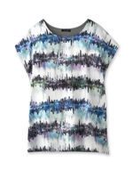 摩天楼プリントプルオーバー/ライトグレー(011)