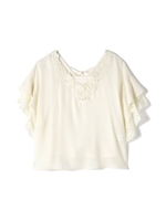 EMBROIDERY BLOUSE/ホワイト(030)