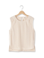 レースノースリブプルオーバー/ライトベージュ(051)