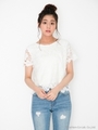 レース/TOPS/ピンクベージュ