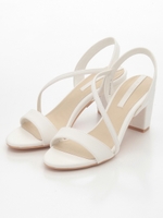 アシンメトリーストラップサンダル/MIX