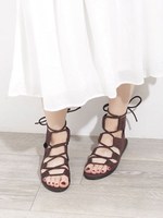 グラディエーターサンダル/ブラック