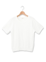 バックプリーツプルオーバニット/オフホワイト(003)