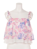 マーメイドフラワーシフォンベア/ブルー