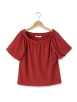 2WAYバルーンオフショルプルオーバー/オフホワイト(303)