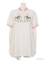 JOYFUL PEPE CHINA ONE-PIECE/WHITE