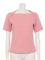 ベーシックポンチ半袖TOPS/ベビーピンク