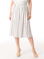 ランダムストライプガウチョPT/ブラック