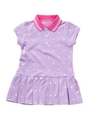 STRETCH PIQUE S/S POLO DRESS(4T〜7T)/ライトパープル