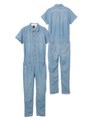 VACATION DENIM JUMPSUITS/ライトインディゴ