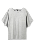 [S]ラメ混シャイニープルオーバー/グレー(912)