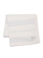 moco moco’スムーズィー’4ボーダーブランケット/LAV