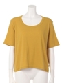 【BED&BREAKFAST】HIGH TWIST JERSEY Round neck/MUSTARD