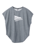 【X-girl sports】S/S TOP FLAG LOGO/アッシュ