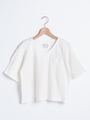 【relaxing line】リブTシャツ/オフ