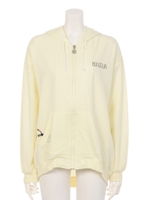コビニャーラウンドジップパーカ/アプリコット
