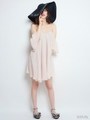 シフォンフリルドレス/PINK