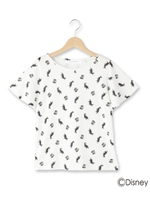 総柄プリントTシャツ(アリス)/グレー(812)