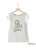 袖フリルTシャツ(アリス)/グレー(012)