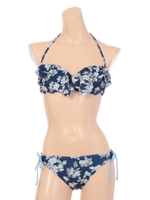 【MERCURYDUO】フラワープリントビキニ/NV