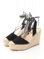 【goods】ジュート編み上げシューズ/ブラック