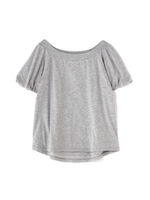 《BLANCHIC》バルーンスリーブカットソー/グレー(020)