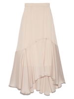 アシンメトリーフレアロングスカート/IVR