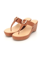 トングウェッジサンダル/チャ