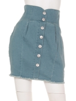 フロントボタンフリンジSK/オフホワイト