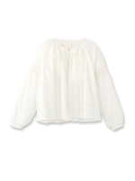 ペザントブラウス/ホワイト(001)